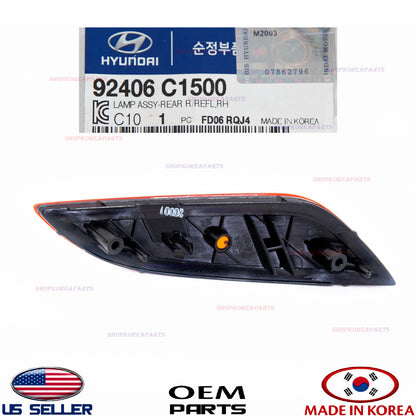 GENUINE Bumper Reflector Rear RIGHT Passenger Side ⭐OEM⭐Hyundai Sonata 2018-2019