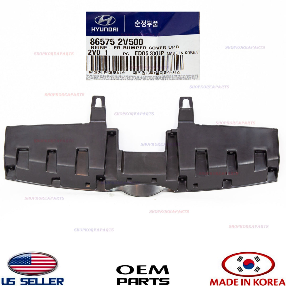 GENUINE OEM Front Upper Grille Cover 2013–2017 Hyundai Veloster Turbo 865752V500