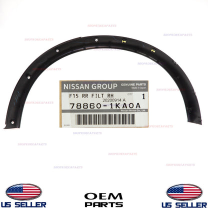 GENUINE Rear Fender Wheel Garnish Molding Passenger Side OEM NISSAN JUKE 2011-17
