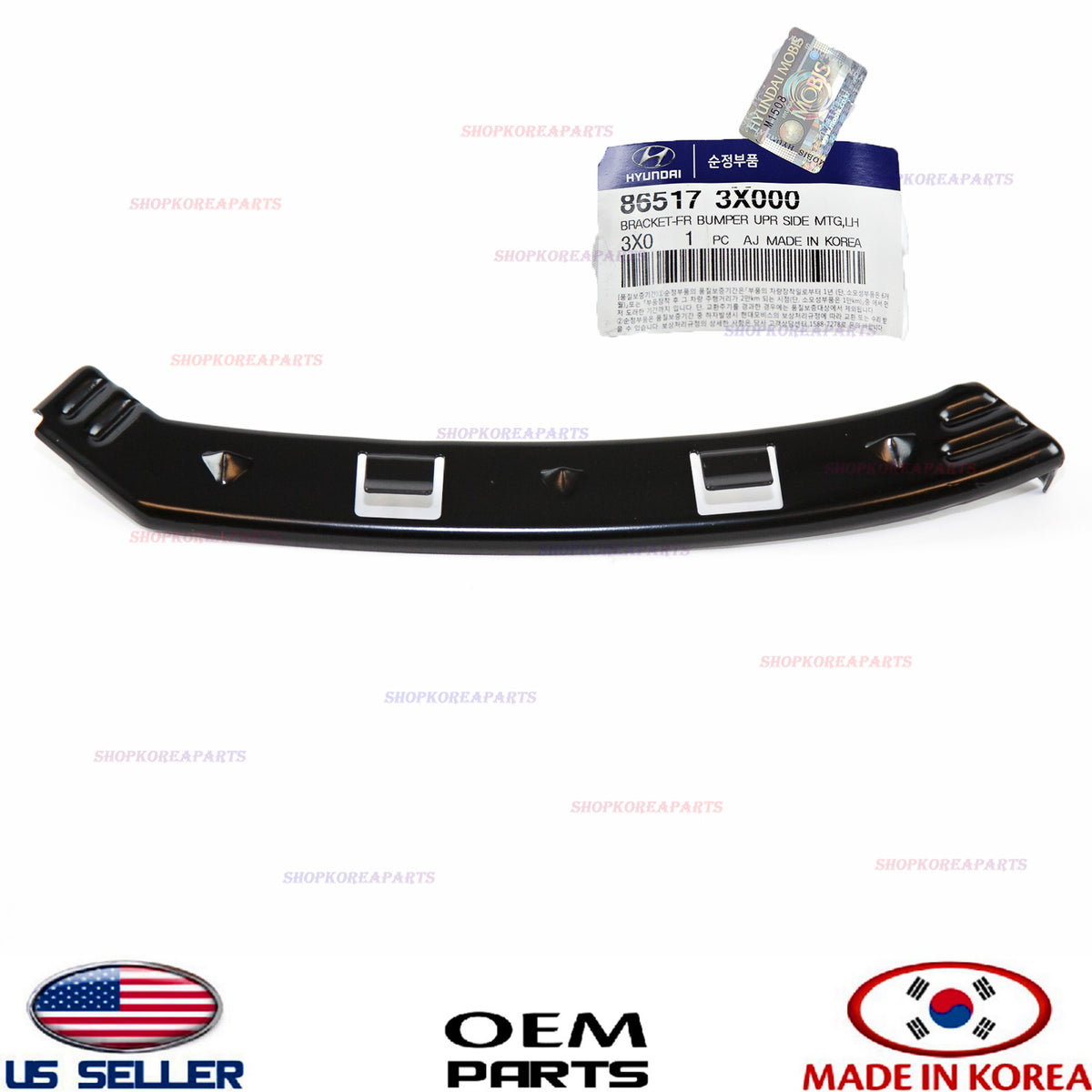 GENUINE Bumper Front Upper Driver Side Left Bracket OEM Elantra Sedan 2011-2016