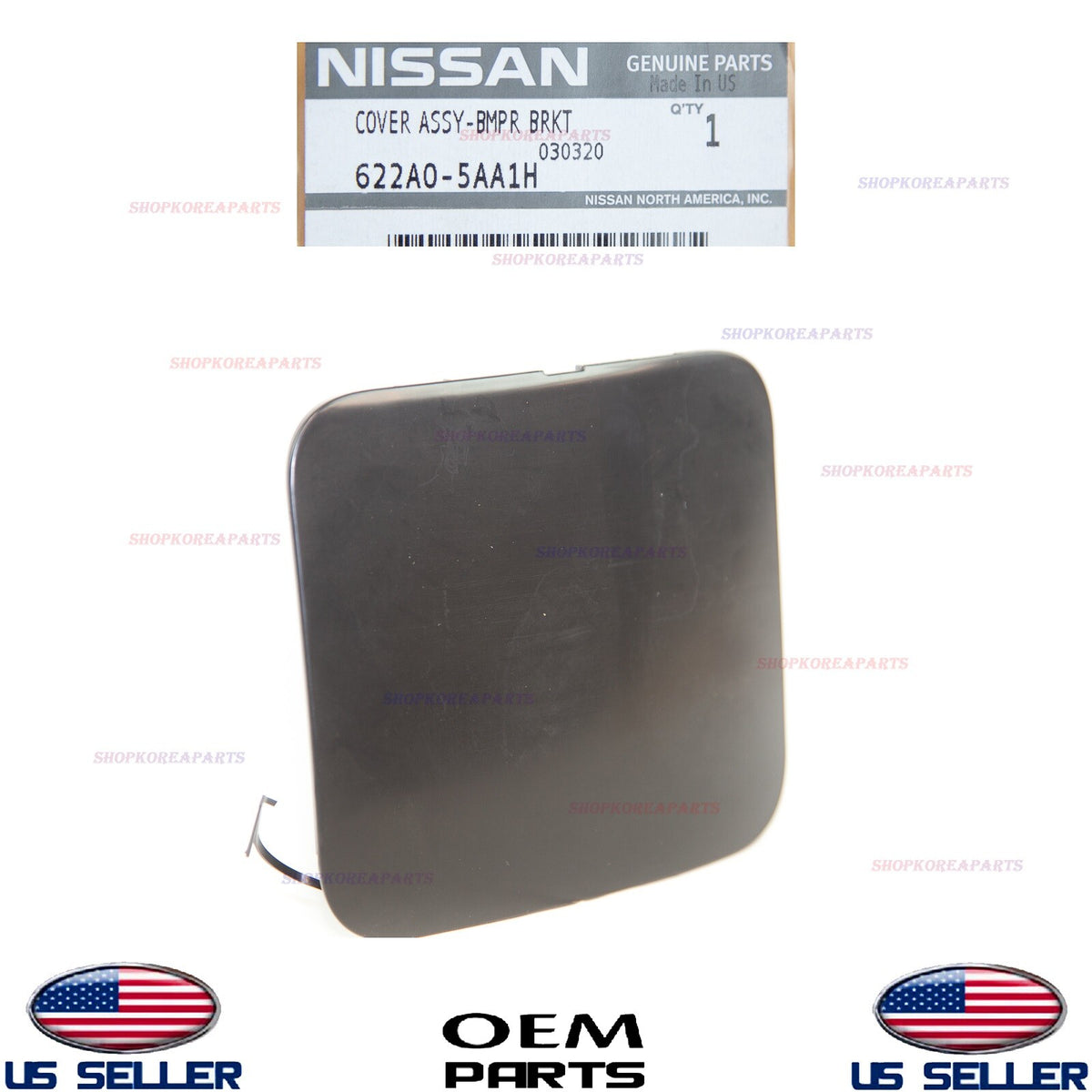 GENUINE Front Bumper Tow Eye Hook Cap Access Cover ⭐OEM⭐ Nissan Murano 2015-2019