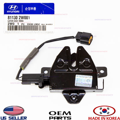 Hood Lock ⭐OEM⭐ Hood Latch ⭐GENUINE⭐ Hyundai Santa Fe Fe 2013-2019 811302W001