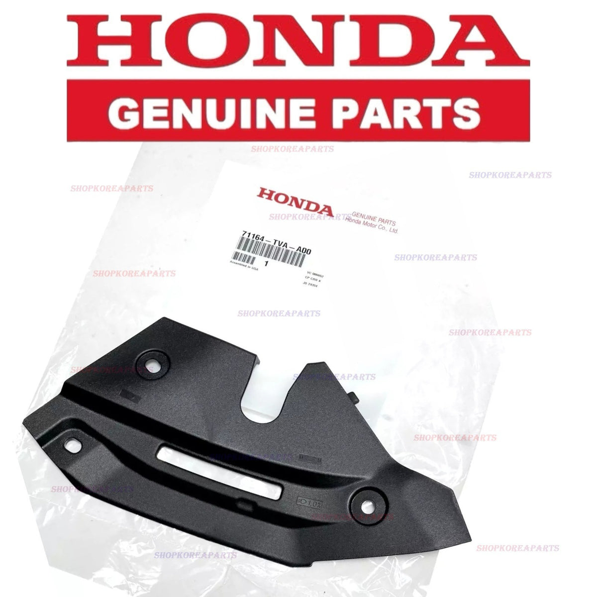 FITS: 18 - 22 HONDA ACCORD FRONT UPPER GRILLE GUARD SHIELD COVER RH OEM NEW