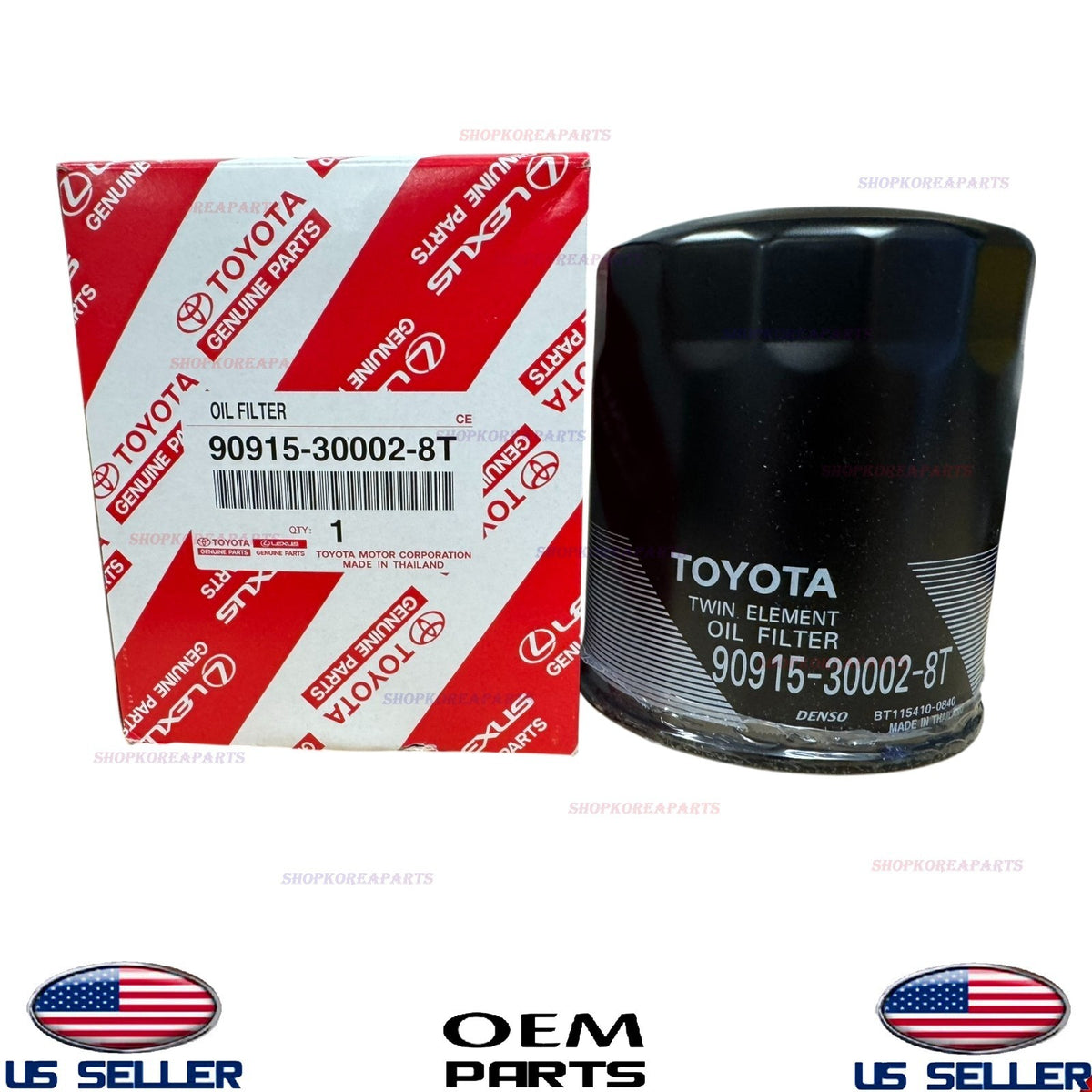 GENUINE OEM Engine Oil Filter 1984-1986 Toyota DIESEL 90915-30002