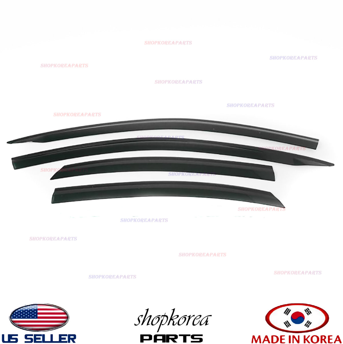 Window Wind Deflector Door Visor Rain Sun Guard Vent 6pc for 2019-2024 Kia Forte