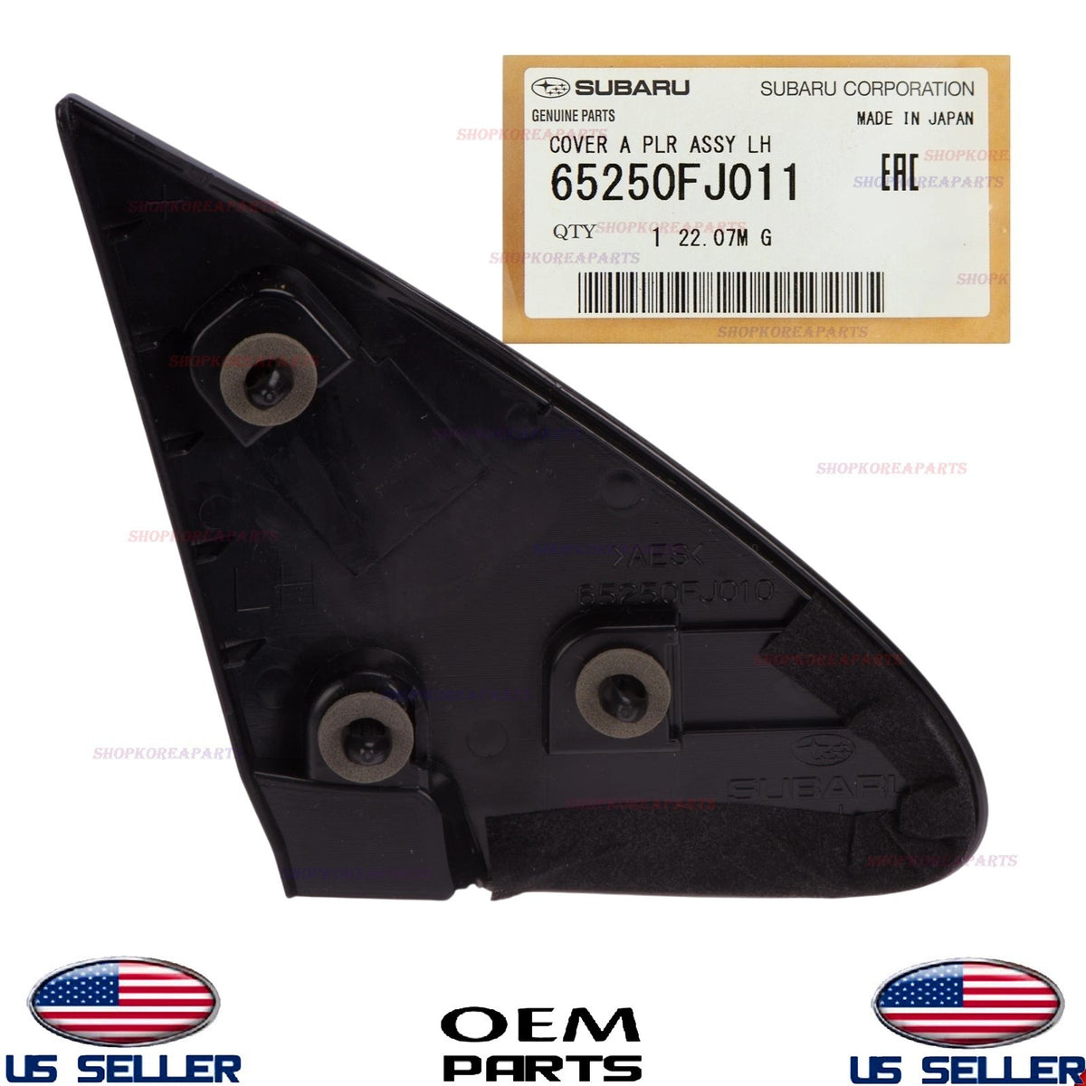 Fender Pillar Trim Molding Garnish Driver Side ⭐OEM⭐ Subaru *See Compatibility