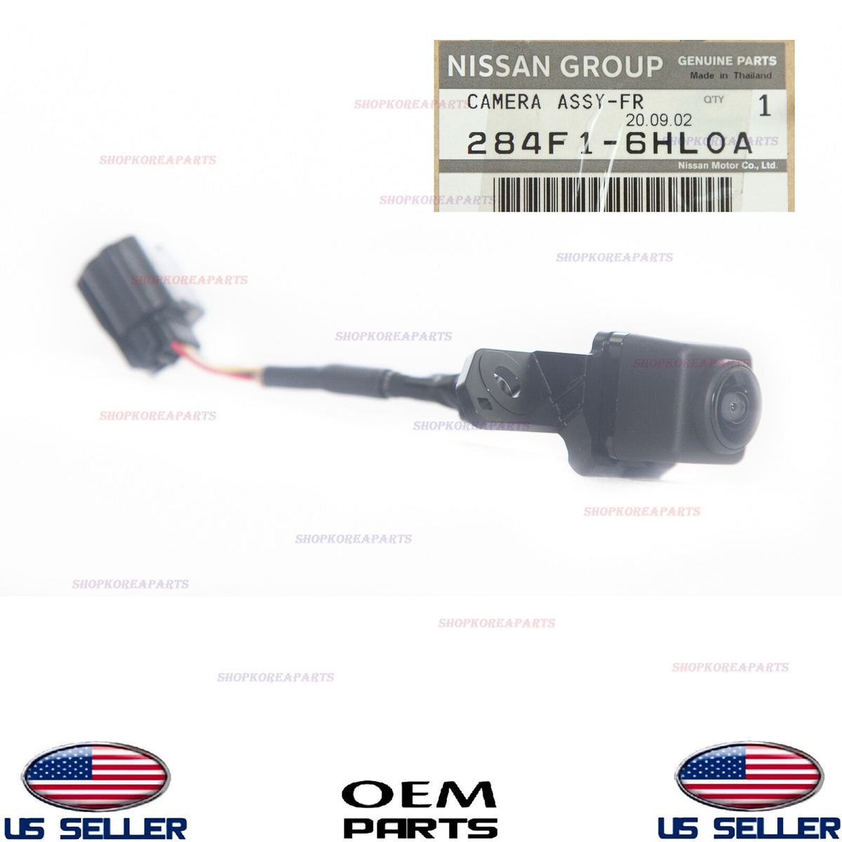 GENUINE OEM Front View Parking Assist Camera 2019–2022 Infiniti Q60 284F1-6HL0A