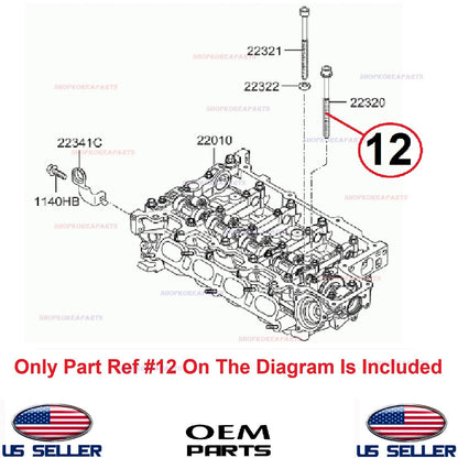 GENUINE Engine Cylinder Head Bolts 1pcs⭐OEM⭐ HYUNDAI KIA 2.0L *See compatibility