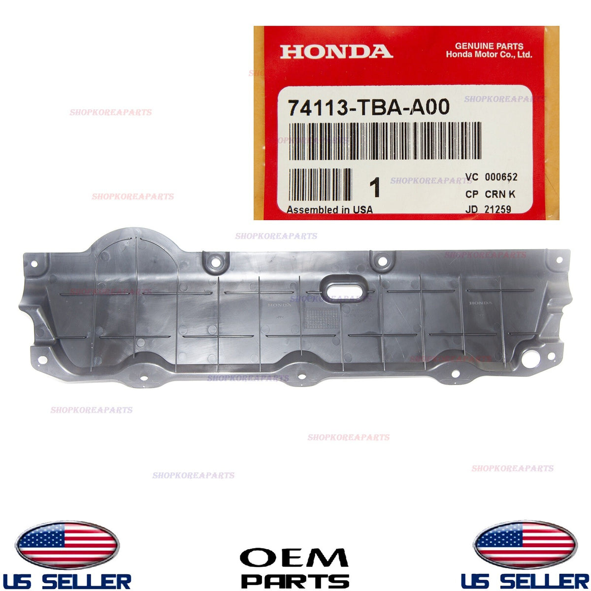 GENUINE Front Lower Engine Splash Shield Under Cover ⭐OEM⭐ Honda Civic 2016-2021