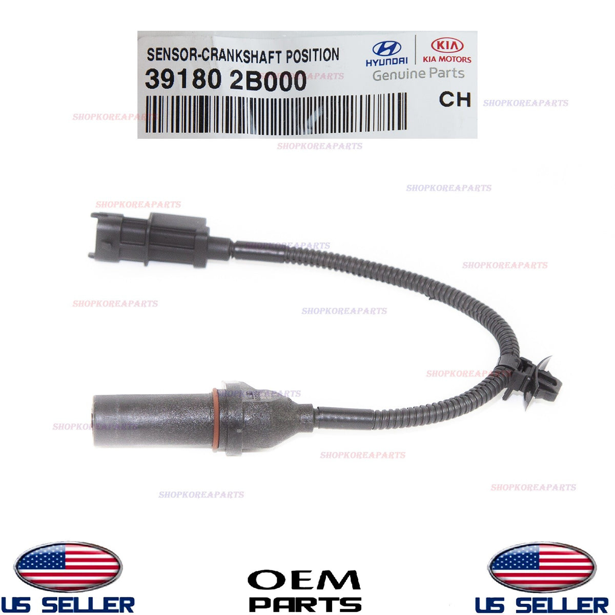 GENUINE Engine Crankshaft Crank Position Sensor OEM HYUNDAI KIA See compatibilit