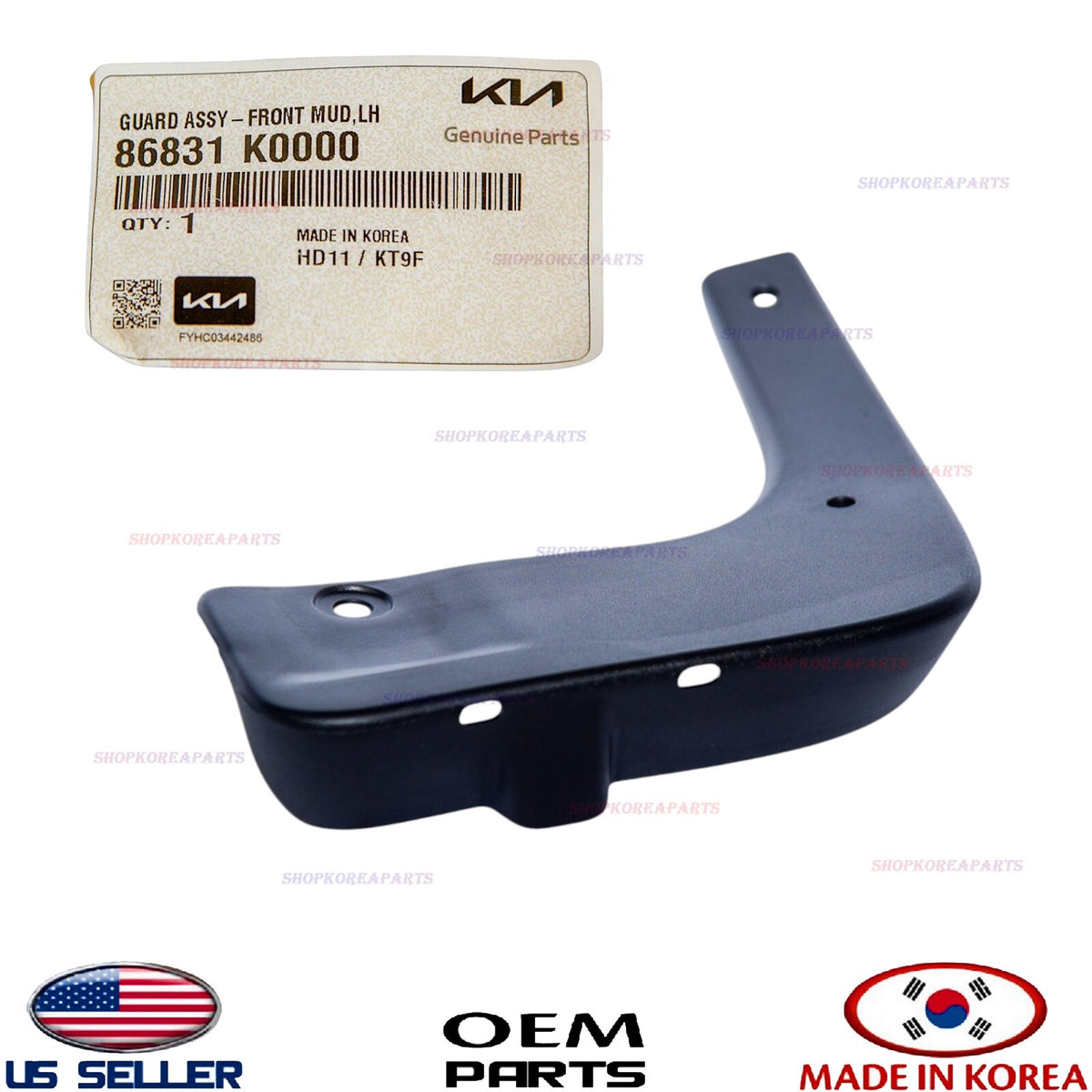 GENUINE Mud Guard Flaps Splash Shield Front LEFT Driver ⭐OEM⭐ Kia Soul 2020-2024
