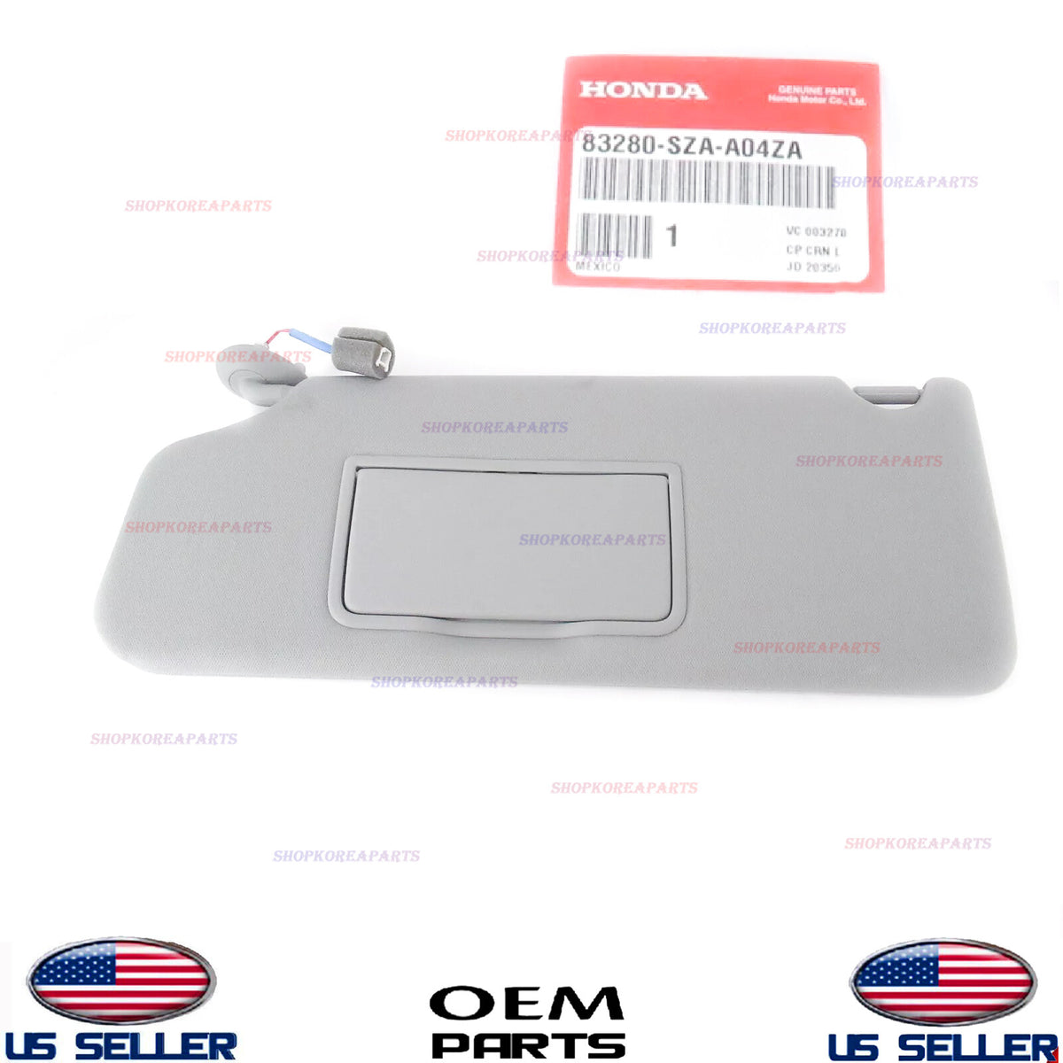 GENUINE Sun Visor GRAY Front Left Driver Side ⭐OEM⭐ Honda Pilot 2013-2015