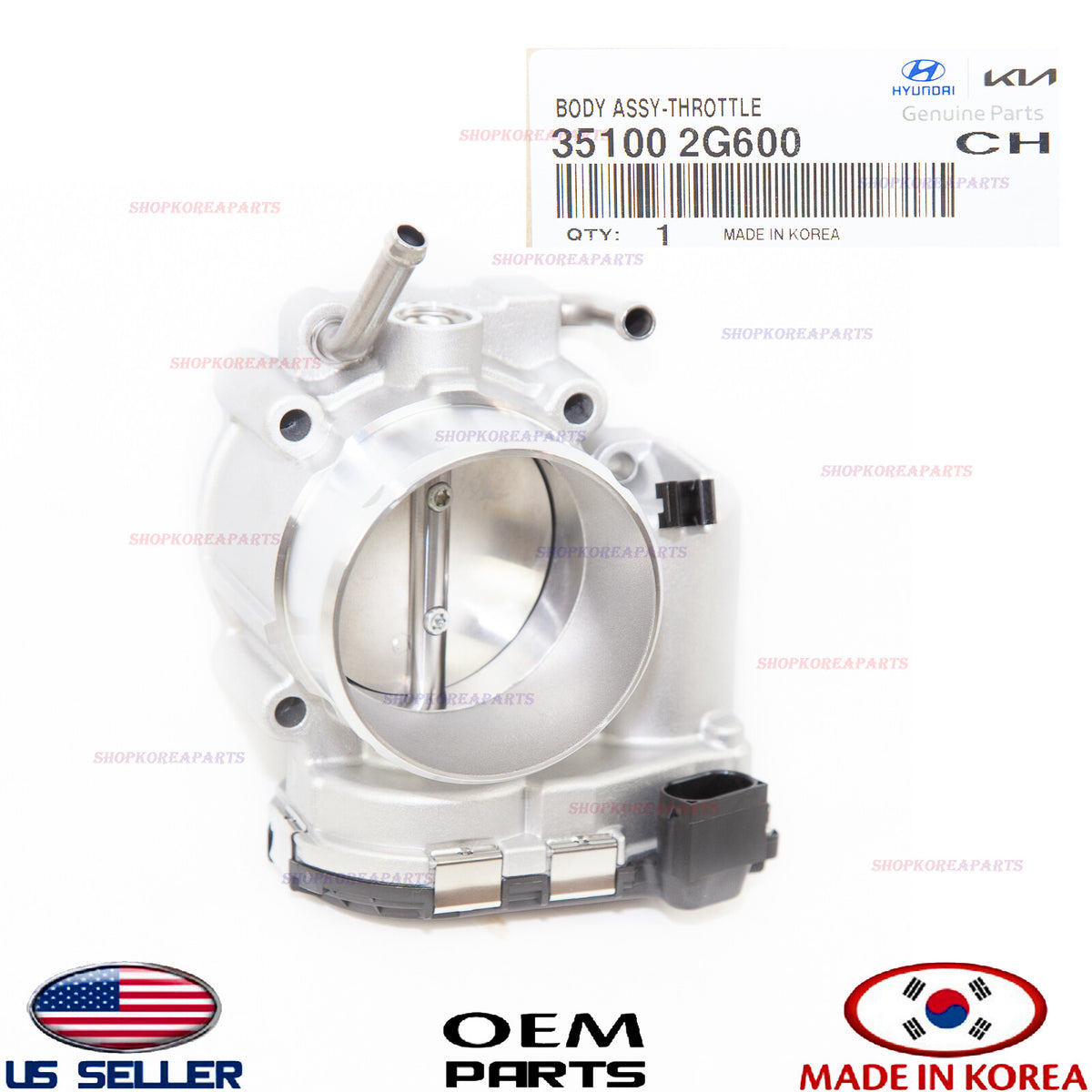 GENUINE OEM Throttle Body Assy 2.4L Hyundai Kia *See Compatibility 35100-2G600