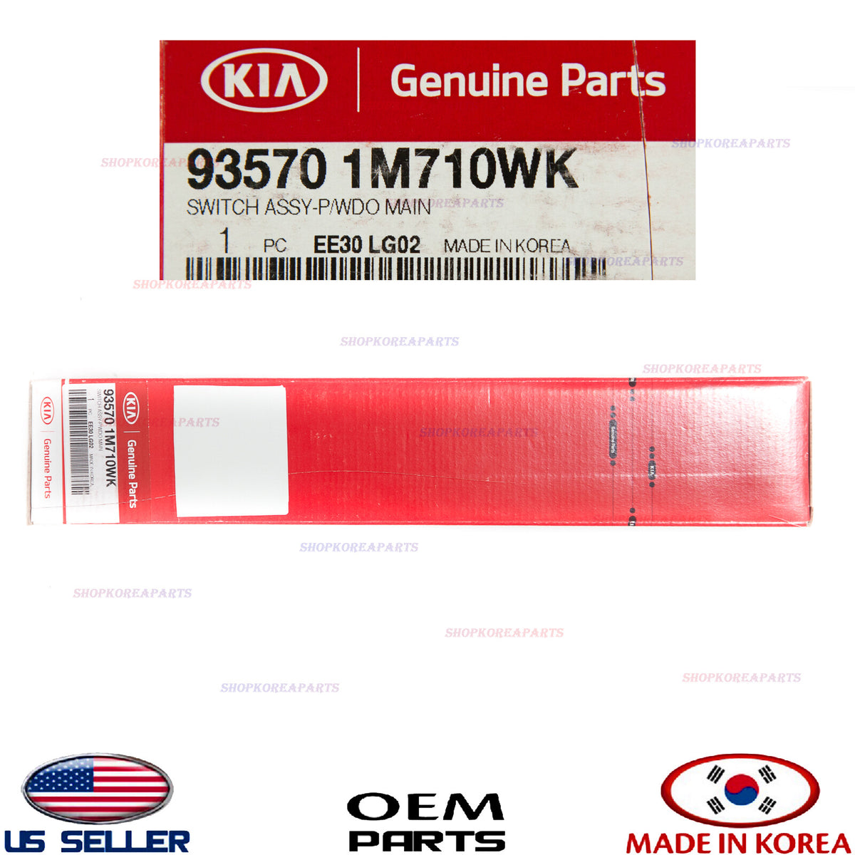 GENUINE Front Left Door Window Main Switch ⭐OEM⭐ KIA FORTE KOUP 2010-2013