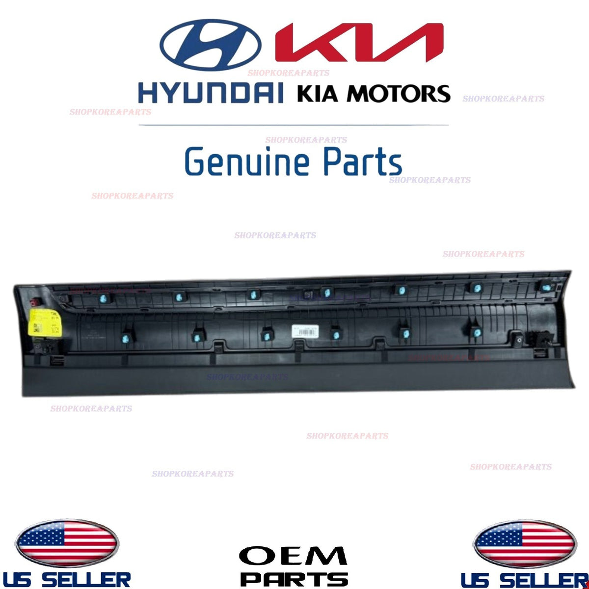 GENUINE OEM Front Door Driver Side Lower Molding Garnish 2020-2022 Kia Telluride