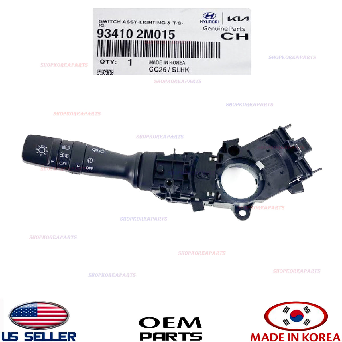 GENUINE Turn Signal & Headlight Arm Switch ⭐OEM⭐ Hyundai Kia *See Compatibility