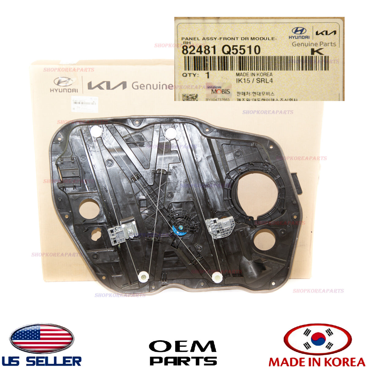 GENUINE Window Regulator Front RIGHT Passenger ⭐OEM⭐ Kia Seltos 2021-2025