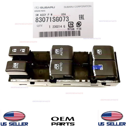 GENUINE Front LEFT Door Power Window Main Switch ⭐OEM⭐ Subaru Forester 2017-2018