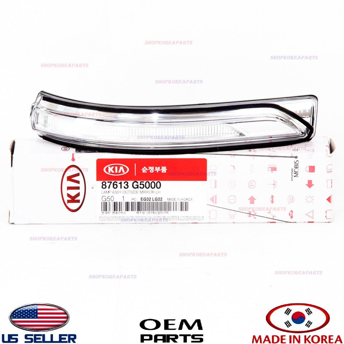 GENUINE Outside Mirror Signal Lamp Left Driver Side ⭐OEM⭐ Kia Niro 2017-2022