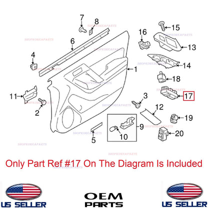 GENUINE Front LEFT Door Power Window Main Switch ⭐OEM⭐ Subaru Forester 2017-2018