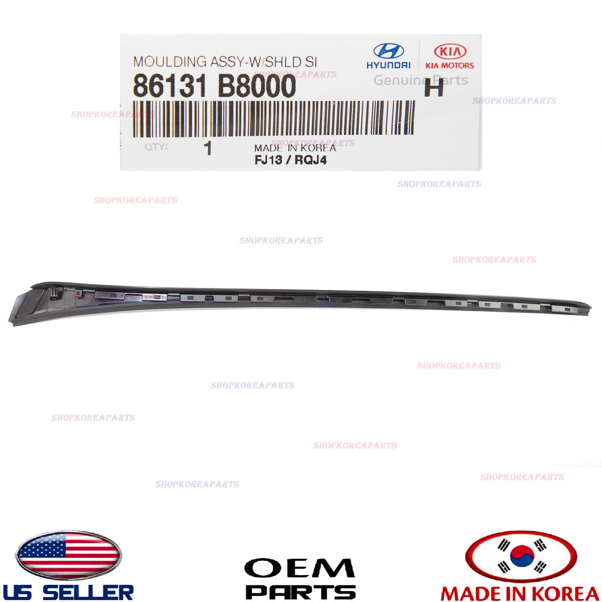 GENUINE Windshield Trim Pillar Molding LEFT Driver Side OEM SANTA FE XL 2013-18
