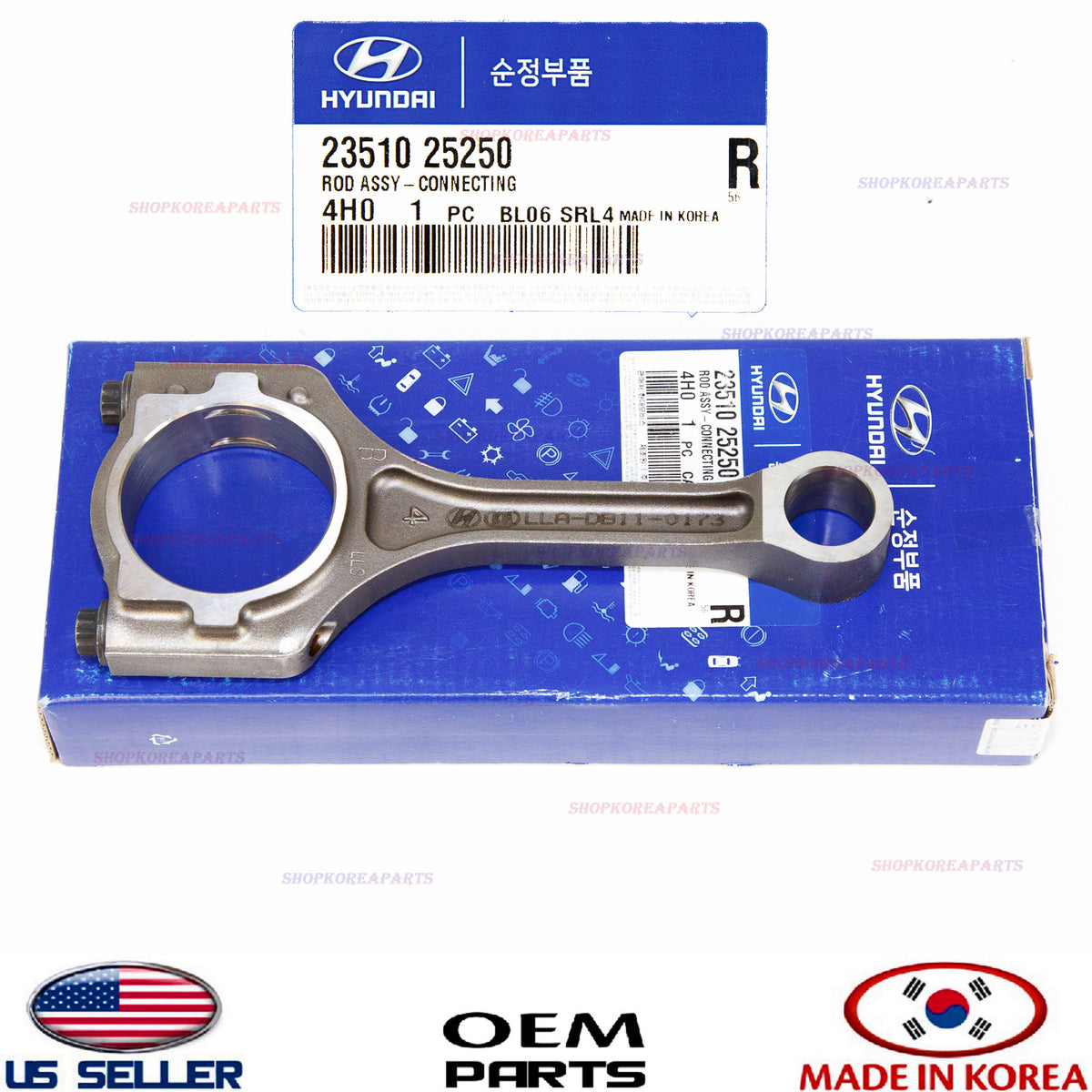 GENUINE Connecting Rod OEM SONATA OPTIMA TUCSON SPORTAGE FORTE 2.4L ONLY