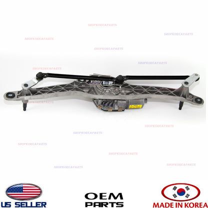 GENUINE Front Windshield Wiper Motor & Linkage Wiper OEM Hyundai Veracruz 07-12