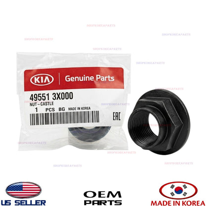 1 pcs GENUINE OEM Drive Axle - Axle Nut 2011–2026 Hyundai Kia 49551-3X000