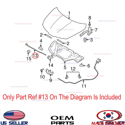 GENUINE Hood Support Rod Stay Arm ⭐OEM⭐ NISSAN VERSA 2007-2012 65771-EL000