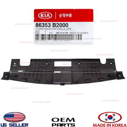 GENUINE Grille Radiator Support Cover Upper Sight Shield Panel OEM Kia Soul