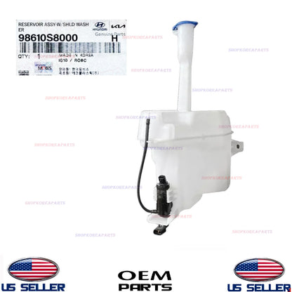 GENUINE Windshield Water Reservoir Water Tank & Pump OEM 20-25 Hyundai Palisade