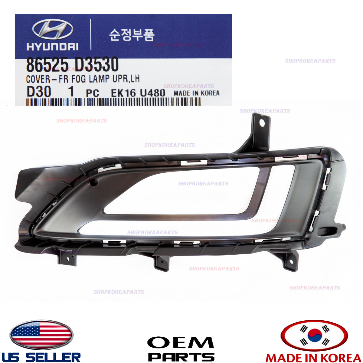 GENUINE Front Bumper Fog Lamp Cap Cover LEFT Driver Side ⭐OEM⭐ TUCSON 2019-2021