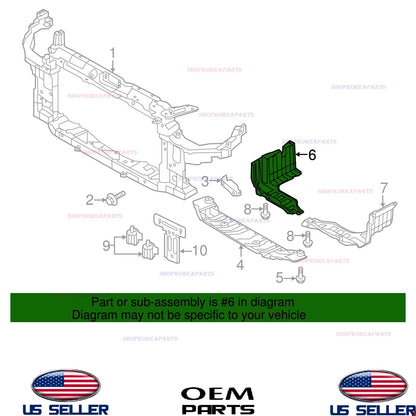 GENUINE OEM Engine Cover Splash Shield RIGHT Passenger 2011-2013 Elantra Sedan