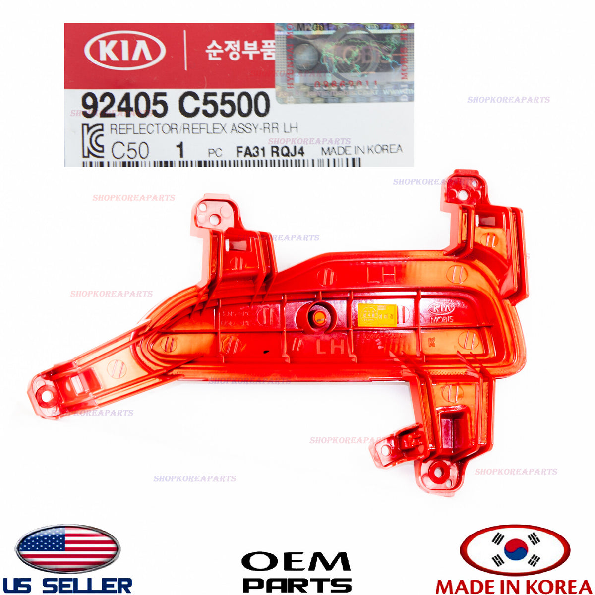 GENUINE Rear Bumper Reflector LEFT Driver Side ⭐OEM⭐ KIA SORENTO 2019-2020