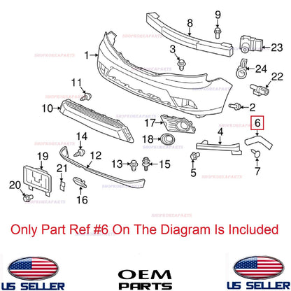 GENUINE Front Bumper Bracket LEFT Driver Side ⭐OEM⭐ Honda Pilot 2009-2015