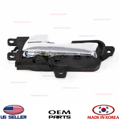 GENUINE Inside FRONT or REAR Door Handle Driver Side Chrome OEM SONATA 2011-2014