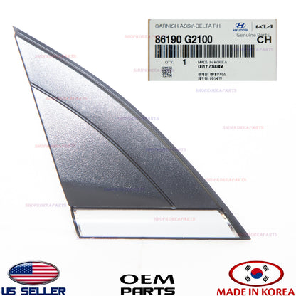 GENUINE Fender Pillar Trim Molding Passenger Side Garnish Delta ⭐ IONIQ 17-22