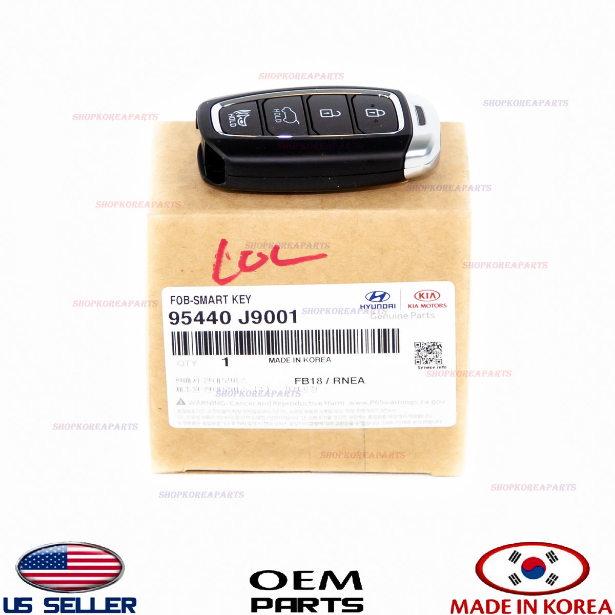 1pcs GENUINE SMART KEY REMOTE CONTROL Hyundai KONA 2020