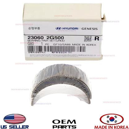 GENUINE OEM Connecting Rod Bearing Pair Various Hyundai Kia 230602G401