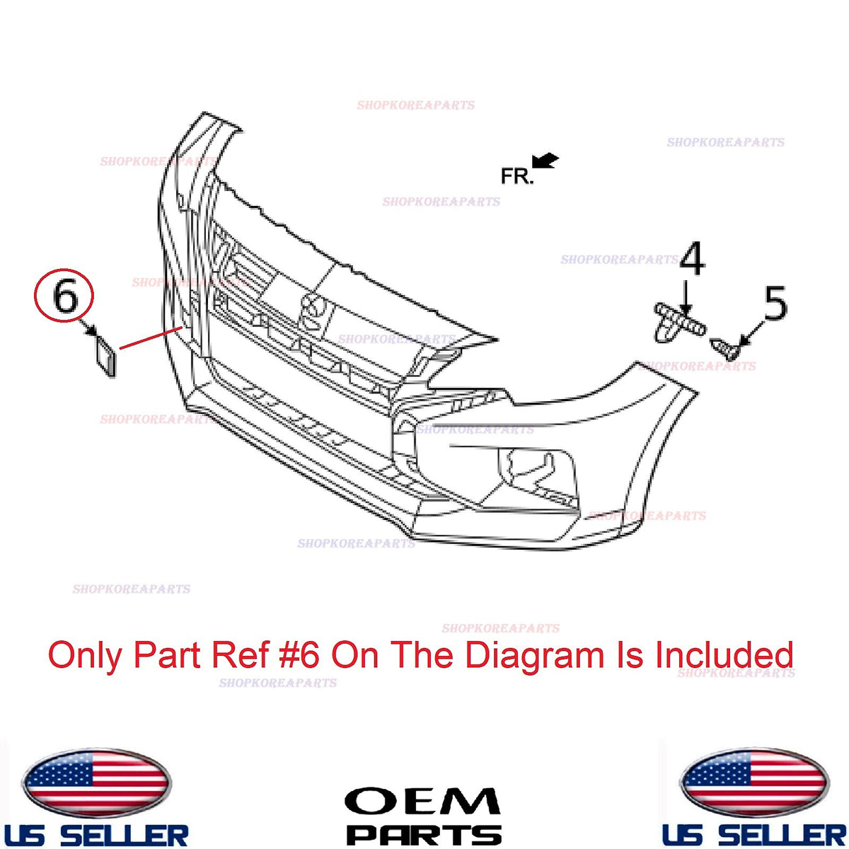Front Bumper Tow Eye Hook Cap Cover WHITE ⭐OEM⭐ Mirage & Mirage G4 2021-2024