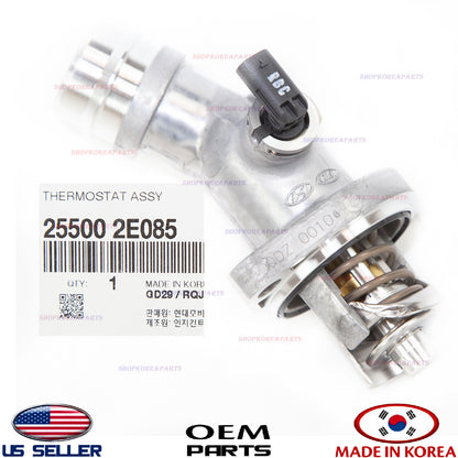 GENUINE OEM Engine Coolant Thermostat Housing HYUNDAI KIA 2.0L See compatibility