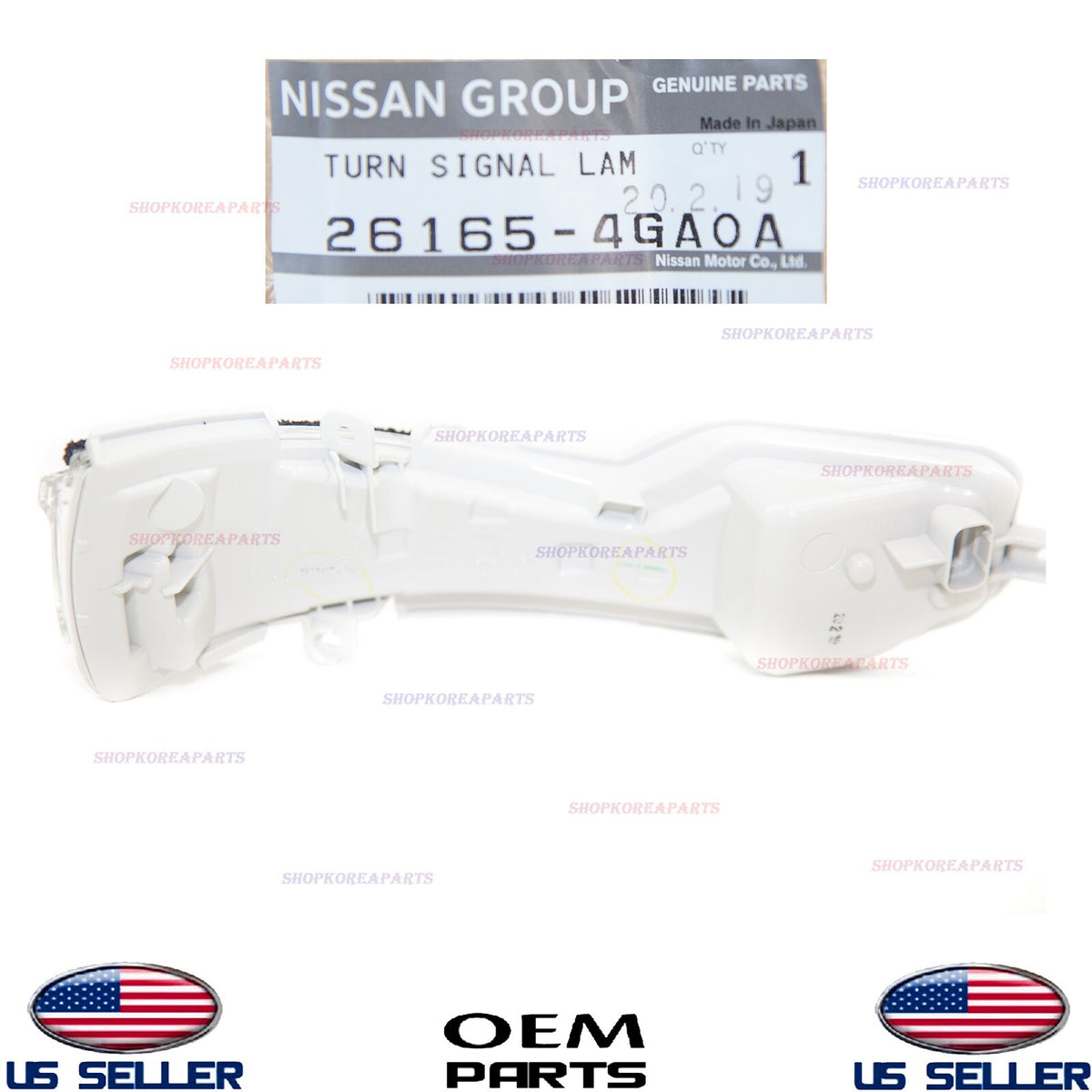 GENUINE Outside Mirror Turn Signal Lamp Left ⭐ INFINITI 14-24 *See compatibility