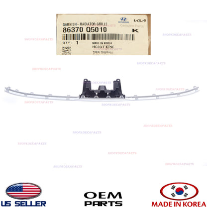 GENUINE Front Radiator Grille Trim Bezel Upper DRL OEM Kia Seltos 1.6L 2020-2023