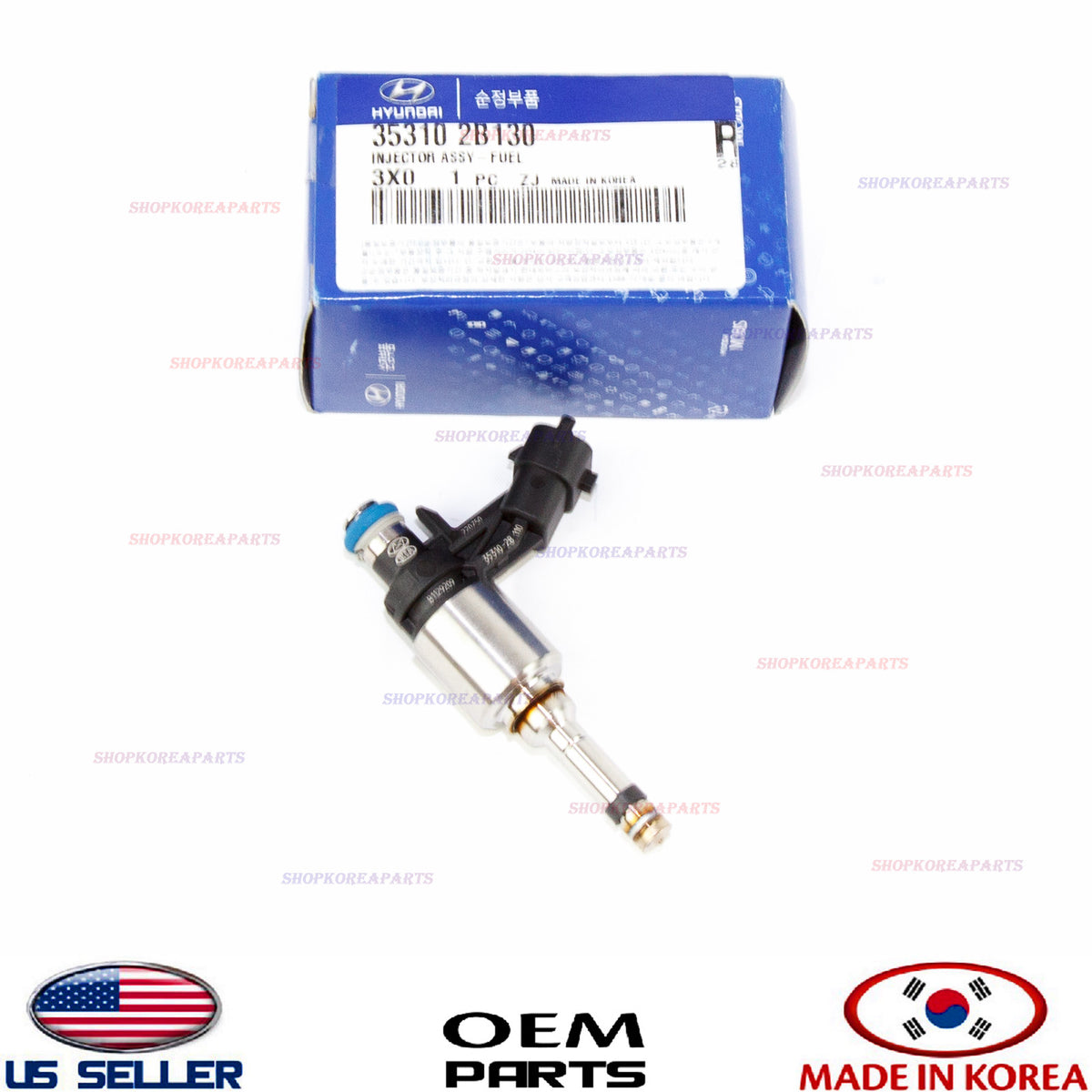 Fuel Injector OEM GENUINE HYUNDAI ACCENT VELOSTER KIA RIO SOUL 1.6L 353102B130