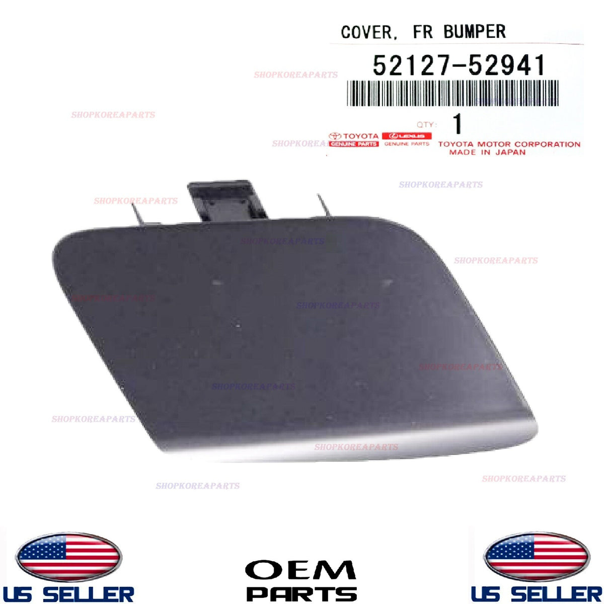 GENUINE Front Bumper Tow Eye Hook Cap Cover ⭐OEM⭐ Toyota Prius C 2012-2014