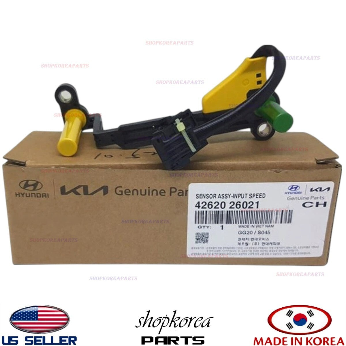GENUINE OEM Input Speed Sensor 2014-2021 Hyundai Kia 2.0L *See List 42620-26021
