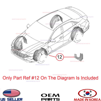 Mud Guard Flaps Splash Shield Front LEFT Driver ⭐OEM⭐ Elantra Sedan 2021-2023