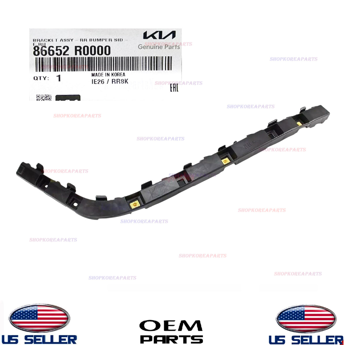 GENUINE OEM Rear Bumper Bracket Right Passenger Side 2022-2024 Kia Carnival