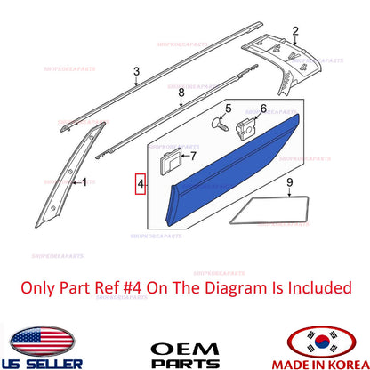 GENUINE Rear Door Lower Molding LEFT Driver Side ⭐OEM⭐ Kia Niro 2023-2025