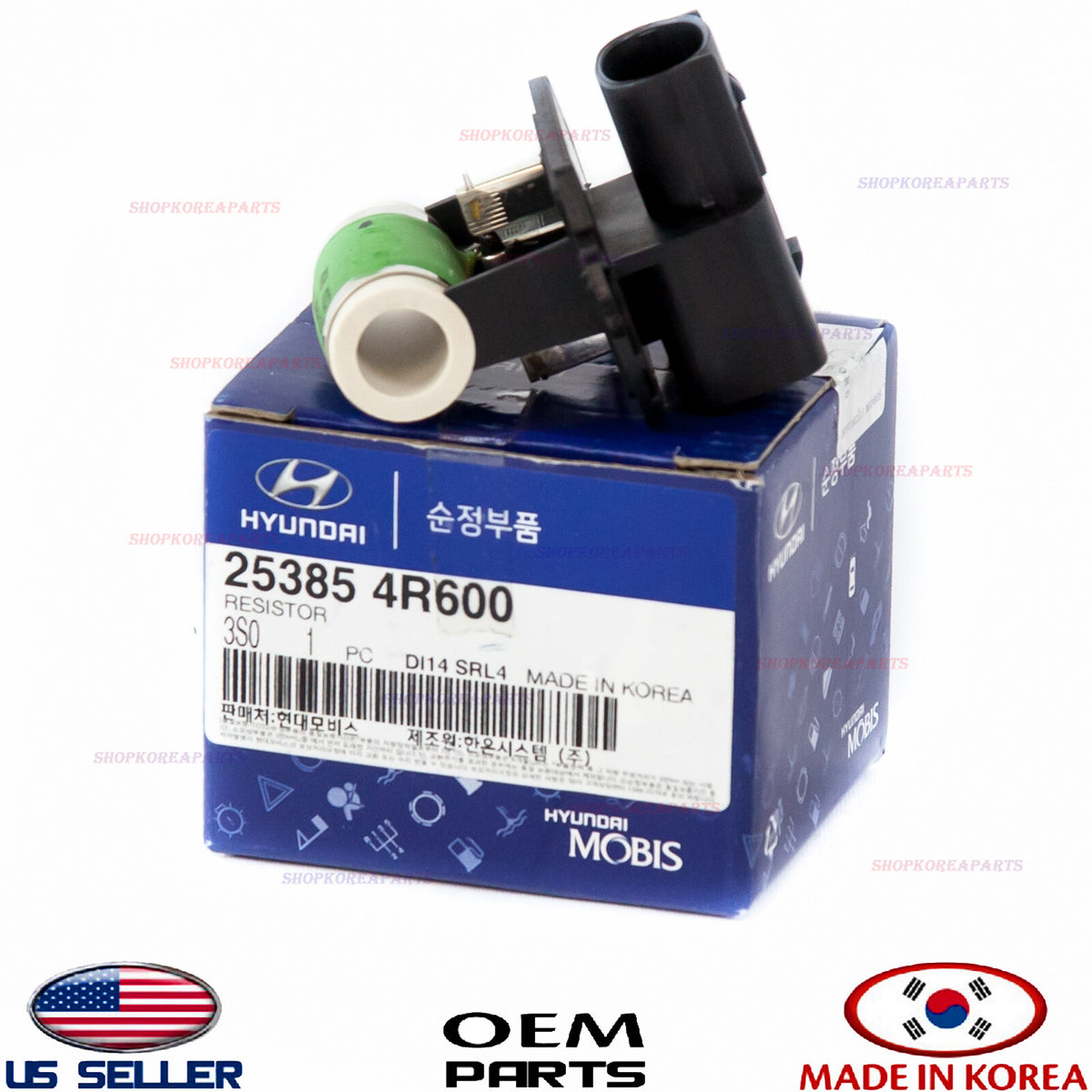 GENUINE Engine Cooling Fan Resistor ⭐OEM⭐ HYUNDAI KIA 11-16 *See compatibility
